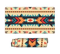 Native American Mouse Pad Large Desk Mat XL PU Leather Desk Pad Waterproof Gaming Mousepad Easy Clean Desk Protector Mat Keyboard Mats, Writing Pad for Office Home 29.5 x 16 in
