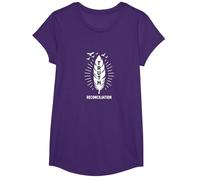 Native American Orange Day Truth & Reconciliation T-Shirt, Girls, Purple, Medium