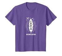 Native American Orange Day Truth & Reconciliation T-Shirt, Kids, Purple Heather, 8 Years