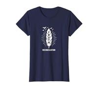 Native American Orange Day Truth & Reconciliation T-Shirt, Women, Navy, M