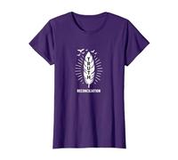 Native American Orange Day Truth & Reconciliation T-Shirt, Women, Purple, XXL