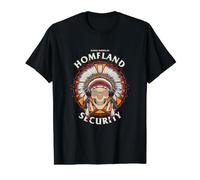 Native American Original Homeland Security Founding Fathers Value Graphic T-Shirt, Men, Black, M