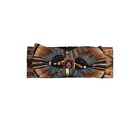 Native American Painting Baby Bow Headband-Soft Stretchy for 0-6 Months