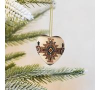 Native American Painting Birthday Decorations, Heart Shaped Ceramic Ornaments, Christmas Tree Hanging Decorations, Home Decor.