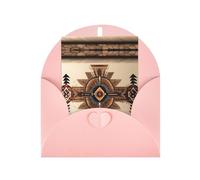 Native American Painting Greeting card, blank inner page, includes envelope, 10cm x 15cm.