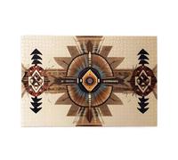 Native American Painting Horizontal Wooden Jigsaw Puzzle 1000 Pieces Relax and Improve Hands on Skills and Concentration