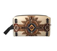 Native American Painting Large Capacity Toiletry Bag, Lightweight Travel Wash Bag with Padding, for Men Women