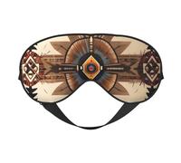 Native American Painting Soft Eye Mask. Unisex, Comfortable and Breathable, Suitable for Daily Rest. Helps You Quickly Enter Deep Sleep.
