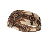 Native American Painting Stylish Sweat-Wicking Sports Headband, Perfect for Men and Women, Fitness, Running, and Yoga.