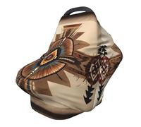 Native American Painting Versatile full-print Stroller Chair Cover/Nursing Cover, specially designed for your baby
