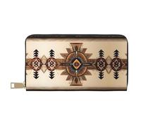 Native American Painting Wallet Hand-Held Coin Purse Fashionable and Versatile Long Can Hold Mobile Phones Coins Keys