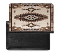 Native American Passport Holder Cover Wallet RFID Blocking Leather Passport Wallet Passport Cover Passport Protector Credit Card Hold Travel Accessories