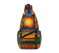 Native American Pattern Crossbody Sling Bag Crossbody Shoulder Chest Bag Shoulder Strap Waist Fanny Pack Men Women