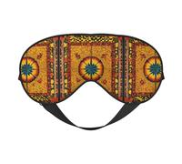 Native American Pattern Eye Mask for Sleeping, Sleeping Mask Blocking Out Light Perfectly for Women and Men, Soft and Comfortable Blindfold for Travelling