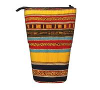 Native American Pattern Print Adjustable Pencil Case Versatility Office Pouch Pen Holder Gift Daily Supplies