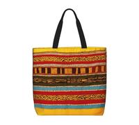 Native American Pattern Print Fashion With Zip Shoulder Bag Casual Handbag Shopper Bag For Work Travel