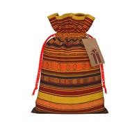 Native American Pattern Print Gift Bags,Cute And Stylish Presents Packaging With Drawstring