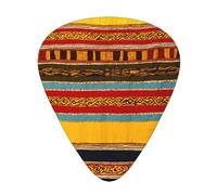 Native American Pattern print Guitar Picks 12 Pack Assorted Thickness for Guitar,ukulele,0.46/0.71/0.96mm
