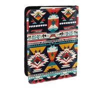 Native American Pattern Print Passport Holder Cover Wallet Passport Cover, Passport Wallet Case for Cards and Documents