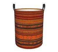 Native American Pattern Print Round Laundry Hamper Waterproof Storage Basket Clothes Organizer Home Accessory