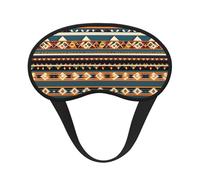 Native American Pattern Print Sleep Mask for Side Sleepers Cute Blackout Eye Mask Shades Cover for Home or Travel