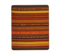 Native American Pattern Print Small Desk Pad,Rubber Base with Precision Stitched Edges,Perfect for Office,Gaming