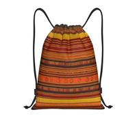Native American Pattern Print String Backpack Cinch Sack Pack Versatile Portable Gym Bag For Storage Holiday Party 36X42Cm