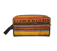 Native American Pattern Printed Toiletry Storage Bag, Large Capacity Organizer Pouch for Power Bank and Cables Use