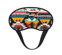 Native American Pattern Sleeping Mask for Adults Blackout, Comfortable Eye Mask Blocking Light for Travel, Yoga