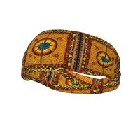 Native American Pattern Stylish Sweatband Sports and Outdoor Activities,Adjustable,Elastic,Breathable Headband