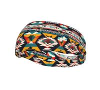 Native American Pattern Sweat-Proof Belts for Men and Women, Headbands, Sports, Fitness, Running and Cycling.