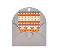 Native American Patterned Gray holiday cards, thank you cards for anniversaries and birthdays