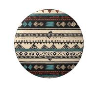 Native American Patterns Button Pins 1 Pc, 2.4 Inch Round Button Badges Metal Personalized Picture Photo Pin Buttons Kit For Craft Supplies Christmas Diy Party Projects