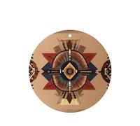 Native American Patterns Car Air Fresheners Set of 4-Long-Lasting Lavender Scented Hanging Cards for Vehicle Interior, Double-Sided Printed Fragrance Decor for Car Home Wardrobes