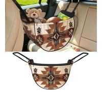 Native American Patterns Car Seat Organizer-Backseat Storage Bag for Travel