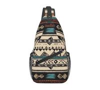 Native American Patterns Chest Bag for Women Men Crossbody Backpack Sling Bag Travel Hiking Daypack Cycling Bags