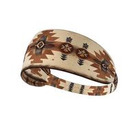 Native American Patterns Elastic Sports Headband for Running, Cycling Yoga, Sweat-Absorbing Breathable Head Wrap, Fits Most Men Women