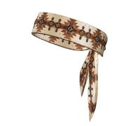 Native American Patterns Headbands for Women Or Man - Sweat Band with Adjustable for Running, Yoga, Gym and Sports