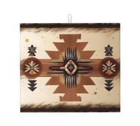 Native American Patterns Kitchen countertop absorbent mat (16*18 inches) - high-value dish drain mat