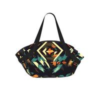 Native American Patterns Print Foldable Camping Bag Duffle Bag Waterproof Travel Bag Camping Mattress For Outdoor Park Beach