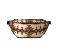 Native American Patterns Running Waist Pack-No-Bounce Phone Holder for Gym, Waterproof Crossbody Bum Bag with Adjustable Strap