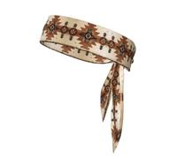 Native American Patterns Sports Bandage with Printed Headband, Suitable for Basketball, Running, Tennis, Karate, and Track and Field