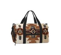 Native American Patterns Sports Duffel Bag-Weekender with Shoe Compartment