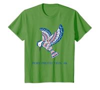 Native American Port Protection Kingfisher Bird Alaska T-Shirt