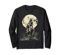 Native American Pride Indian Chief Drawing Horse Ride Long Sleeve T-Shirt