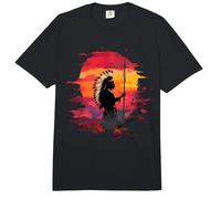 Native American Pride Sunset Indian Tribe Indian Chief Comfort Colors Adult Heavyweight T-Shirt