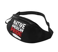 Native American Pride Waist Bag Men's and Women's Adjustable Travel Chest Pack Outdoor Running Waist Bag