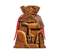 Native American Print Christmas Drawstring Gift Bags With Cards For Xmas Party Decorations Holiday
