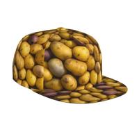 Native American Print Custom Baseball Cap with Print Photo, Personalized Adjustable Summer Sun Hat Unisex, Many Potatoes, One size