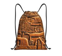 Native American Print Drawstring Backpack String Backpack Portable Waterproof Cinch Sack Pack For Outdoor Picnic Swim 36X42Cm